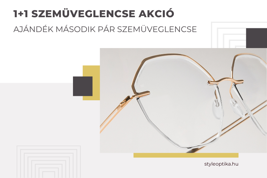 Szemüveglencse akció