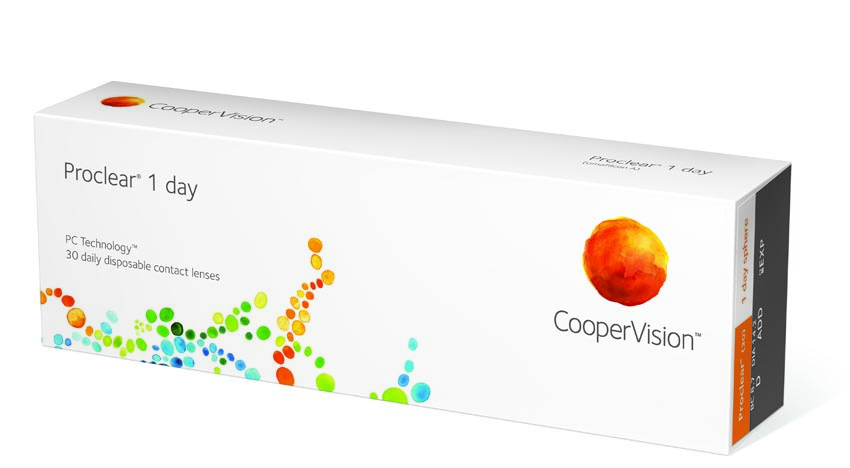 Cooper Vision 1 day disposable contact lens