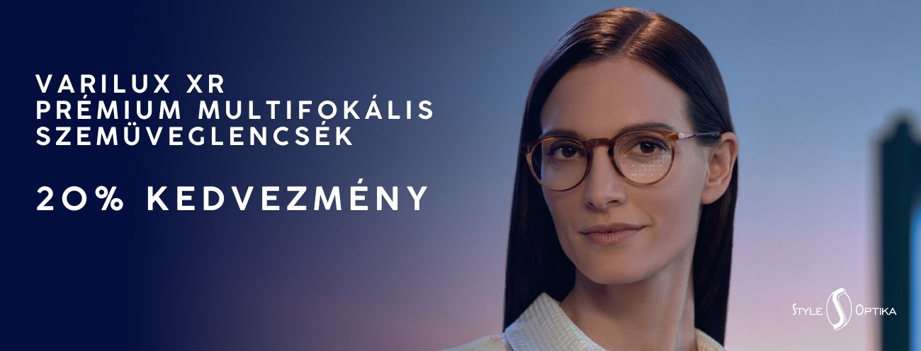 Varilux XR multifokális lencsék 20% kedvezménnyel Varilux XR multifokális lencsék 20% kedvezménnyel