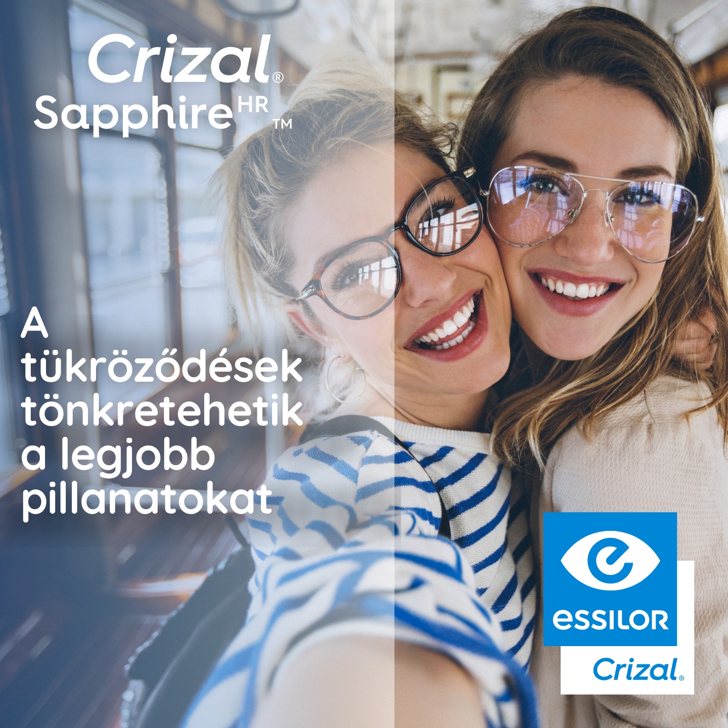 Crizal Sapphire HR - a legkorszerűbb Crizal réteg