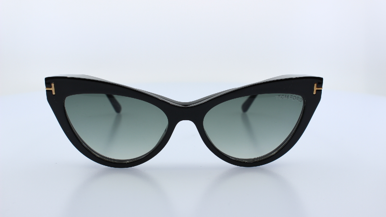 TOM FORD - FEKETE - TF5896-B + CLIP ON