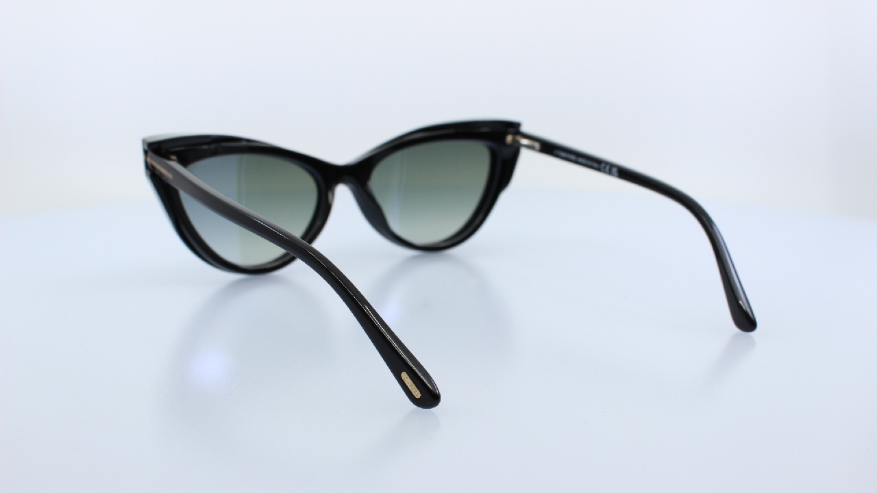 TOM FORD - FEKETE - TF5896-B + CLIP ON