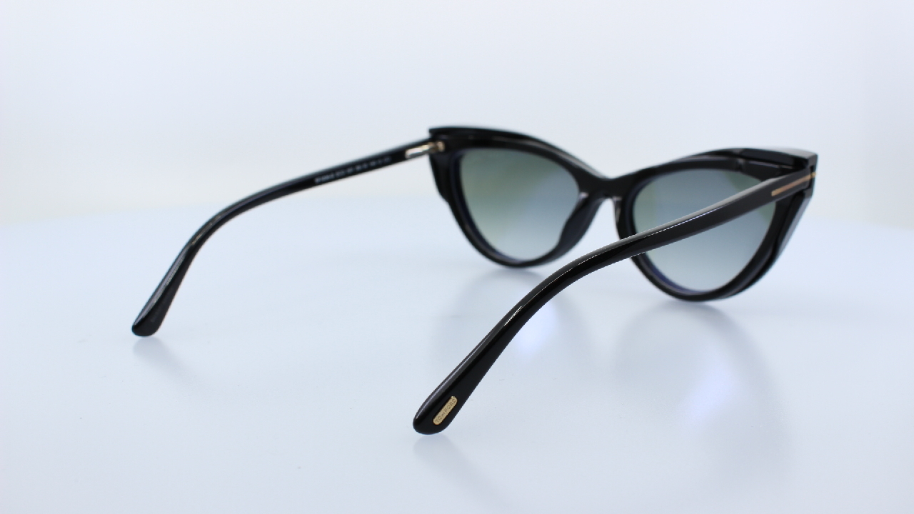 TOM FORD - FEKETE - TF5896-B + CLIP ON