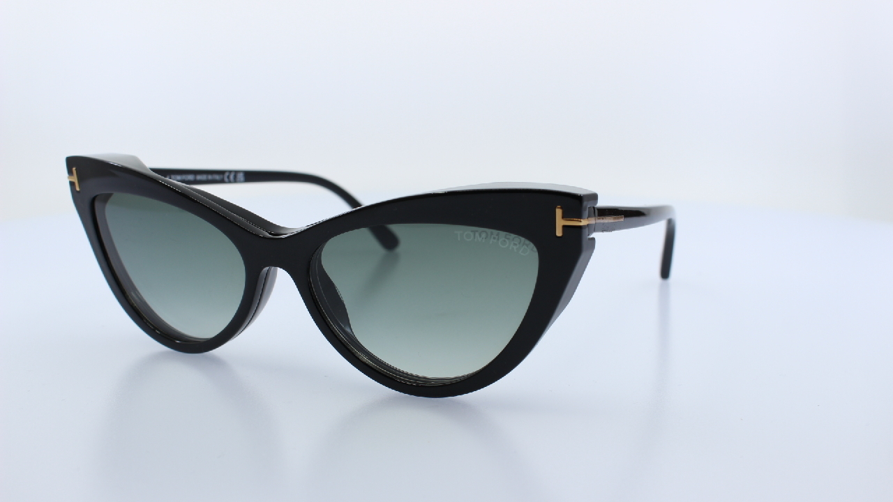 TOM FORD - FEKETE - TF5896-B + CLIP ON