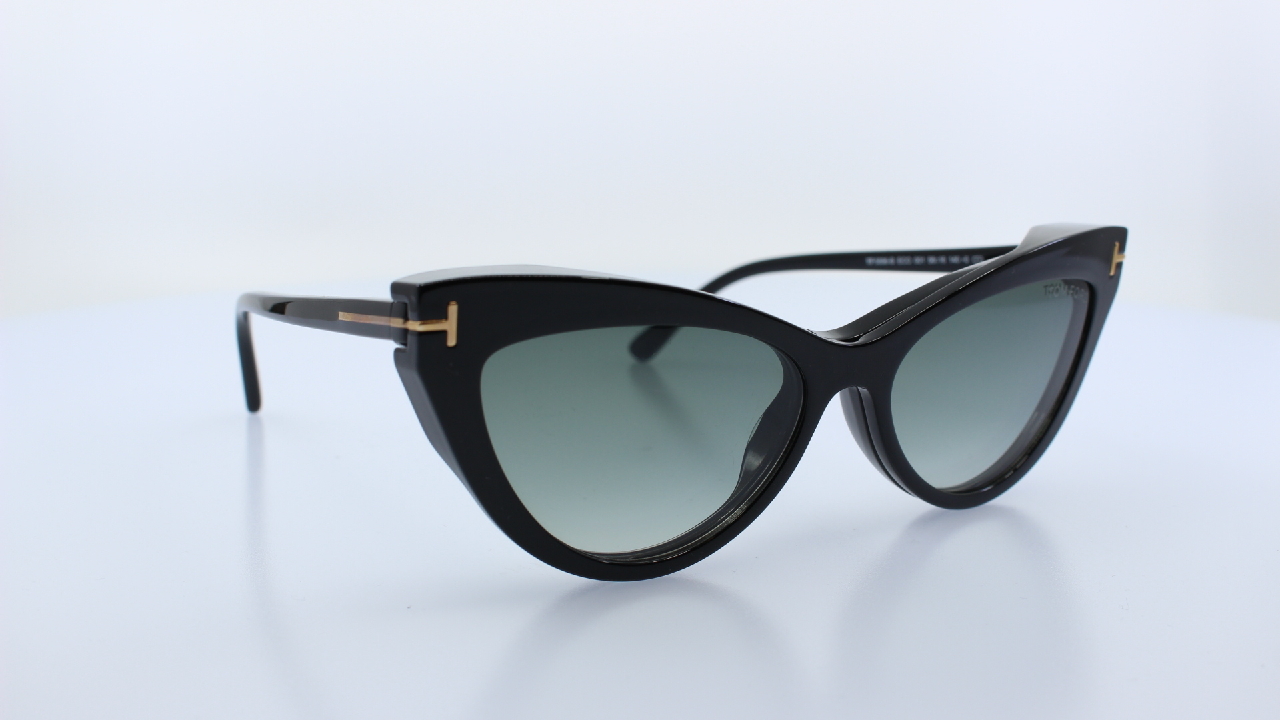 TOM FORD - FEKETE - TF5896-B + CLIP ON