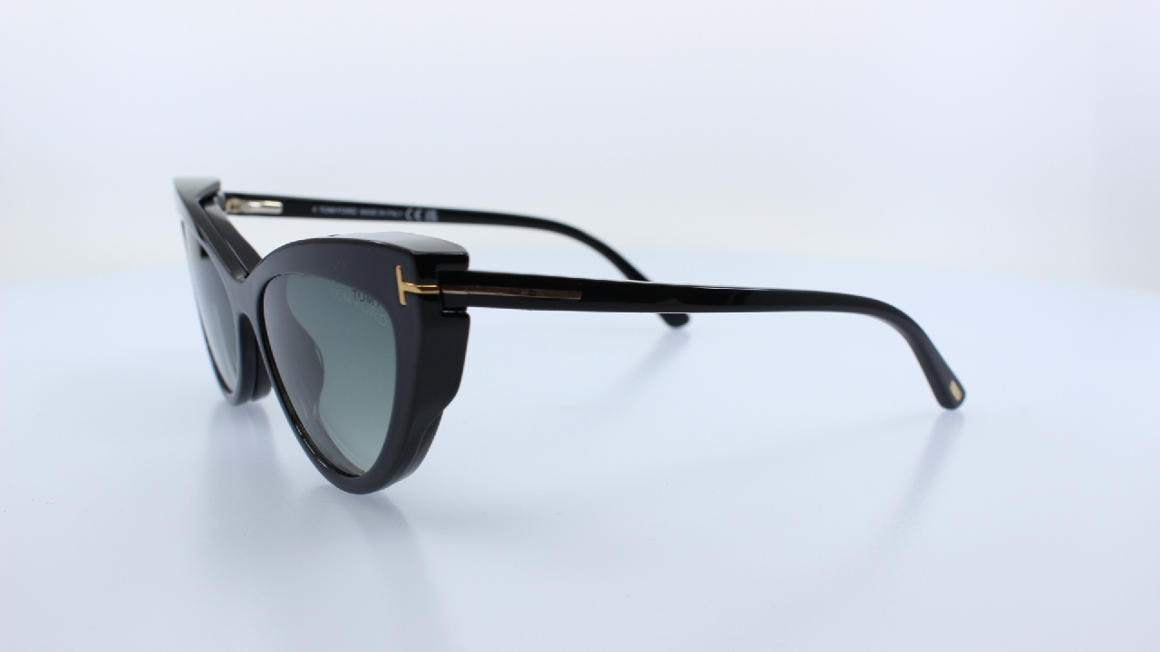 TOM FORD - FEKETE - TF5896-B + CLIP ON