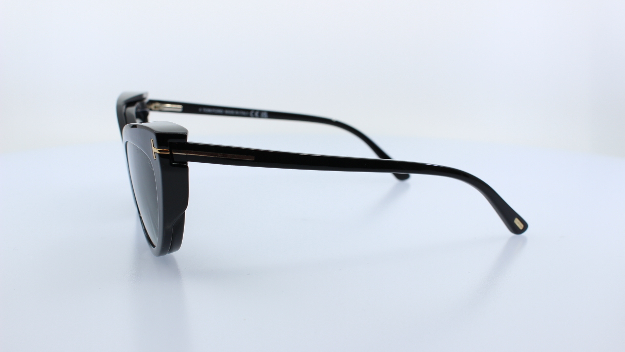 TOM FORD - FEKETE - TF5896-B + CLIP ON