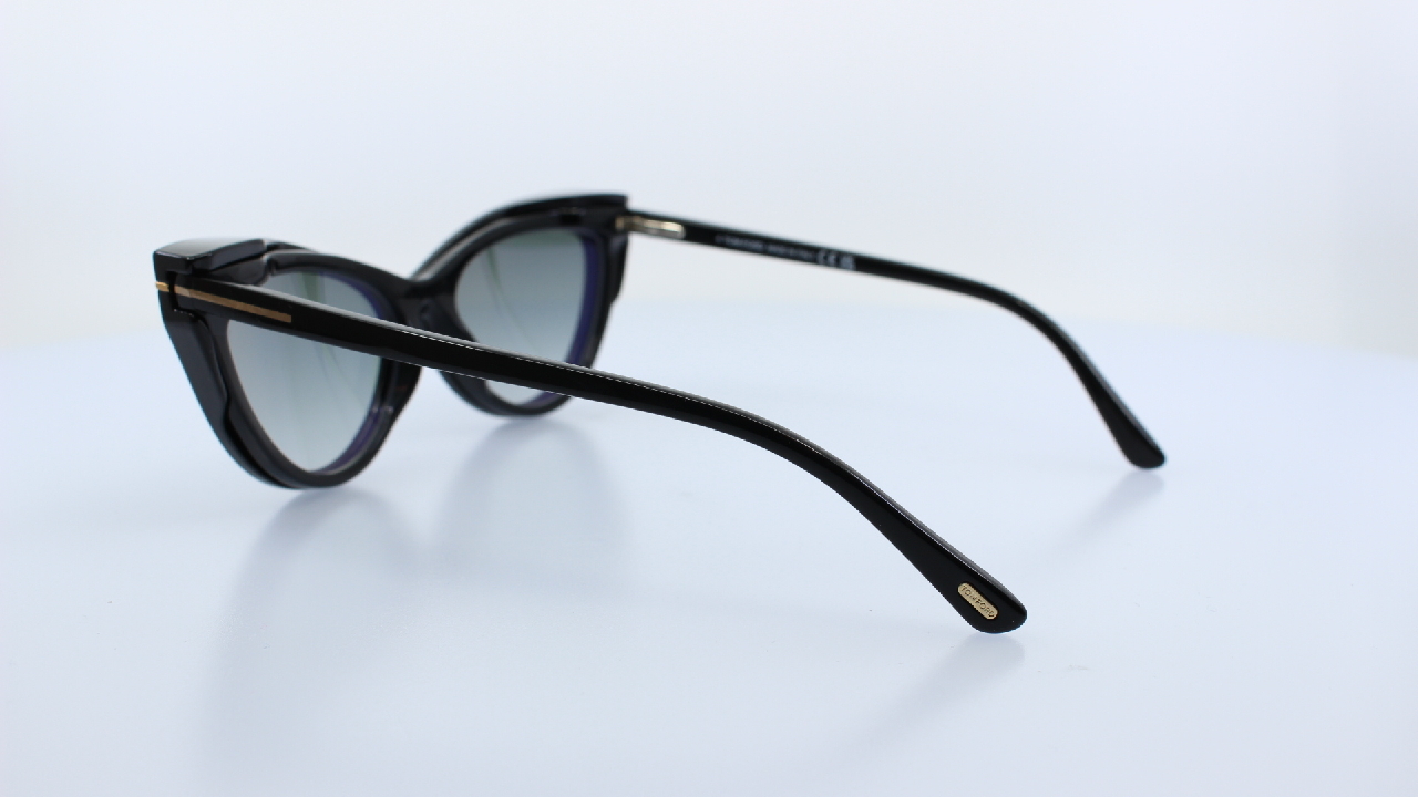 TOM FORD - FEKETE - TF5896-B + CLIP ON