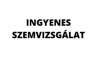 Ingyenes látásvizsgálat