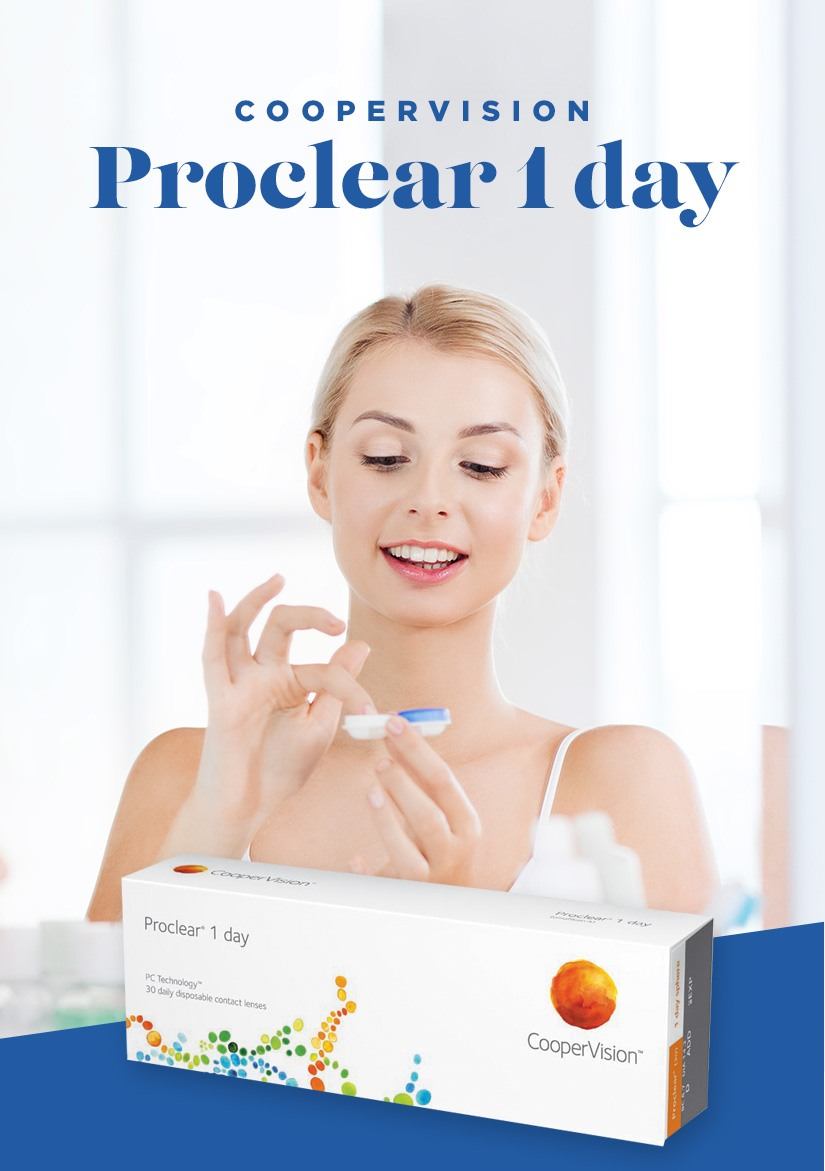 Cooper Vision Proclear 1 Day kontaktlencsék raktáron az üzletünkben!
