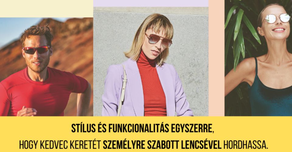 Dioptriás napszemüveg 20% kedvezménnyel
