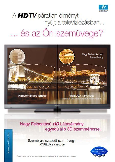 A 4K TV igazi élvezete csak nagy felbontású látással lehetséges!