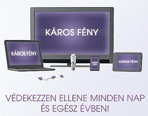 Védekezzen az ibolya-kék fény ellen minden nap és egész évben!