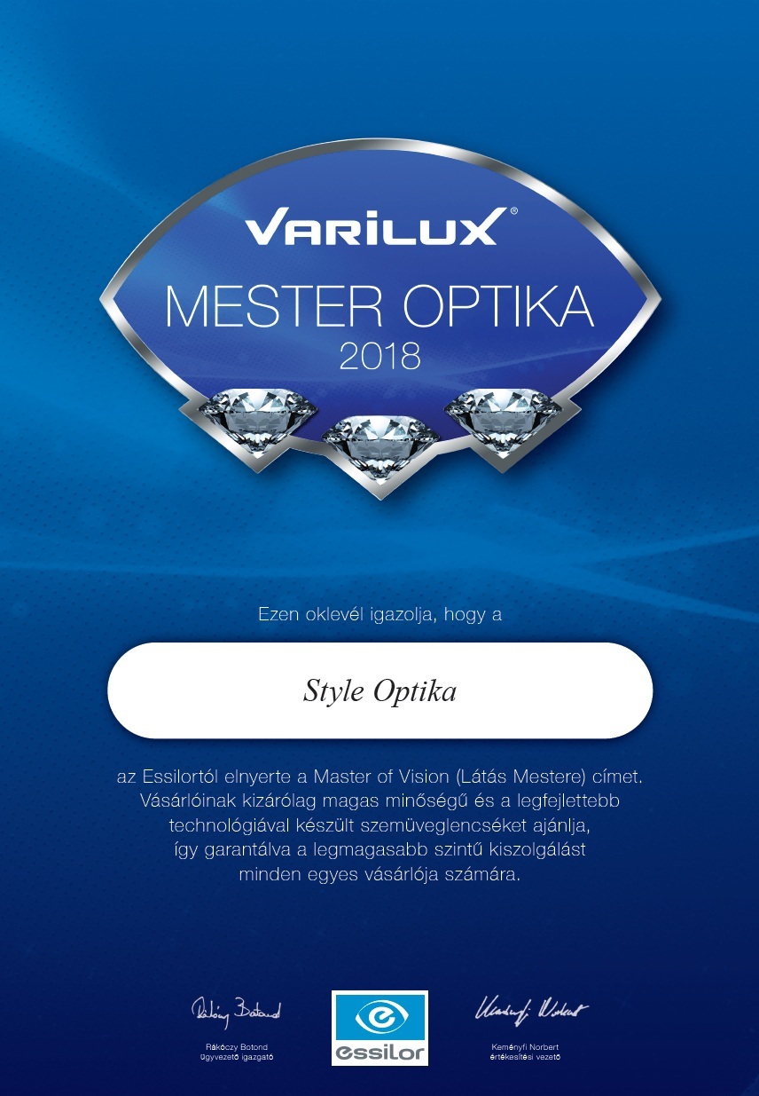 STYLE OPTIKA - VARILUX MESTER OPTIKA